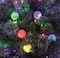 7.5ft. Pre-Lit Flocked Glacier Fir Artificial Christmas Tree, Dual Color LED Lights with G40 Bulbs by Ashland®